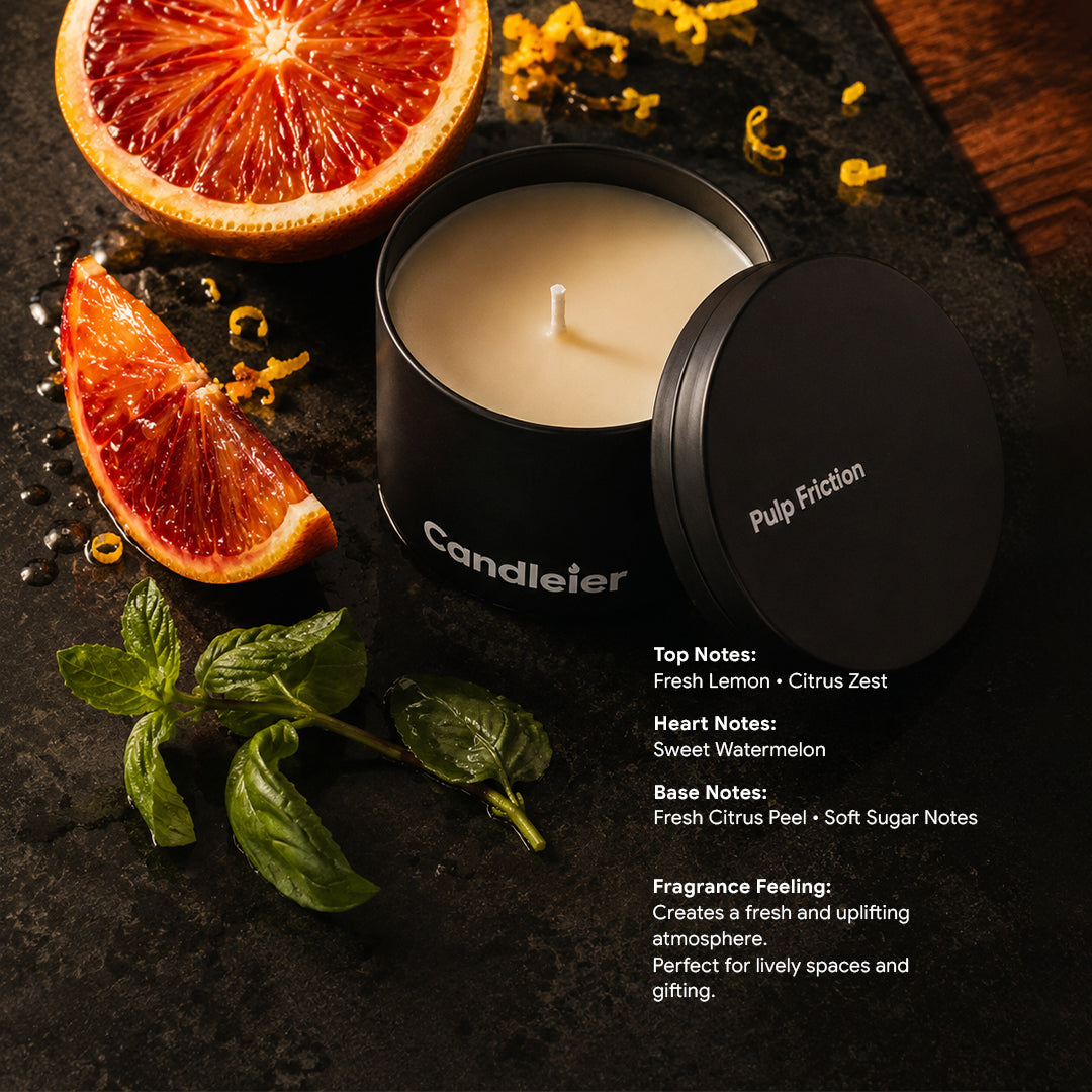 Pulp Friction Tin Candle