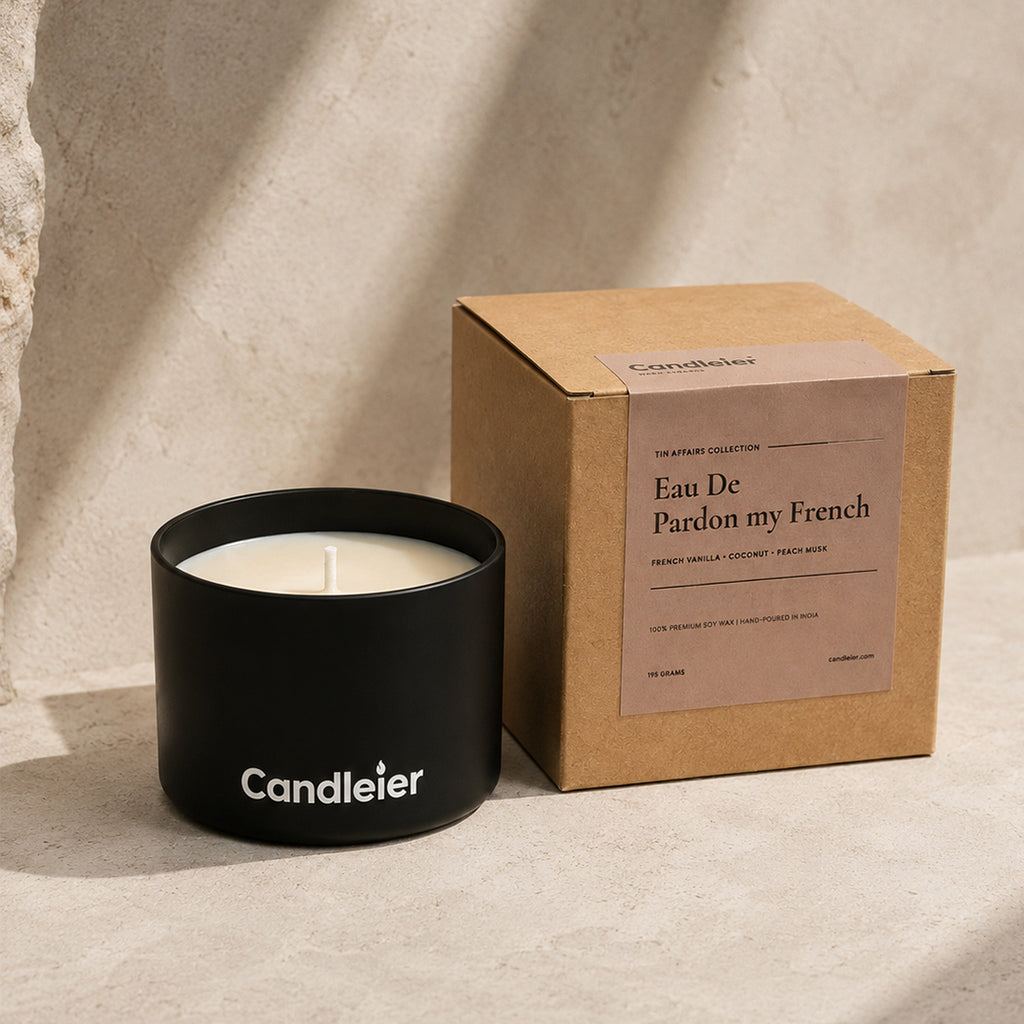 Eau De Pardon My French Tin Candle